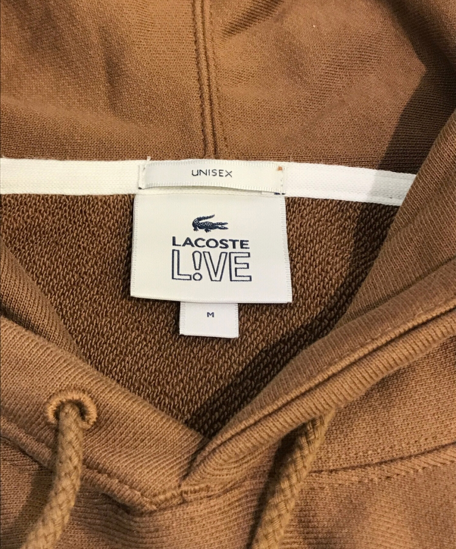 LACOSTE (ラコステ) パーカー ブラウン サイズ:M