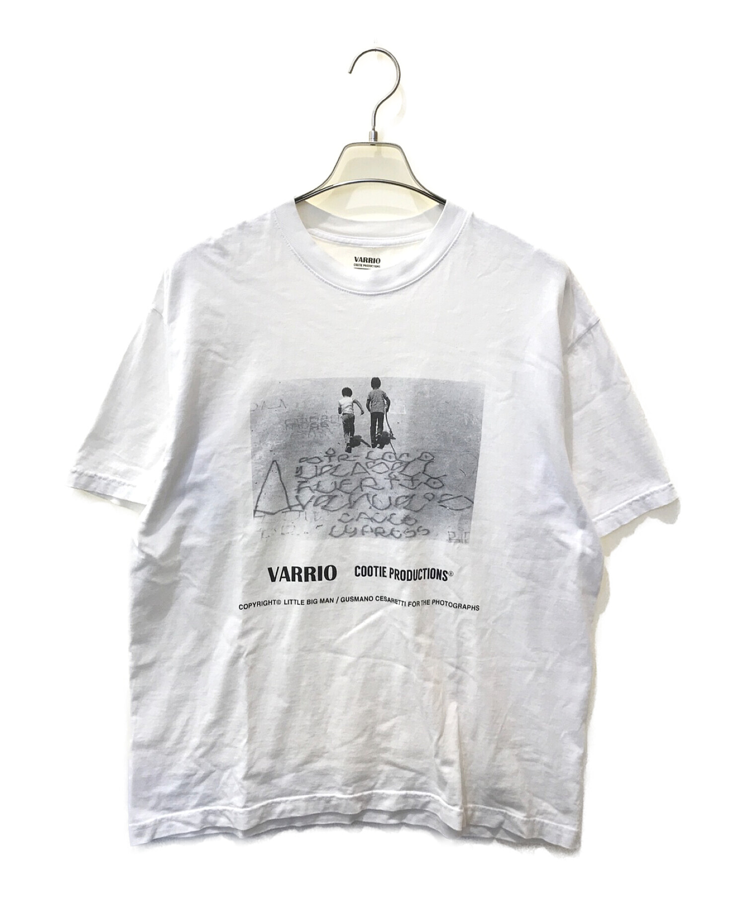 COOTIE×MINE×VARRIO (クーティー×マイン×ヴァーリオ) トリプルコラボTシャツ ホワイト サイズ:M