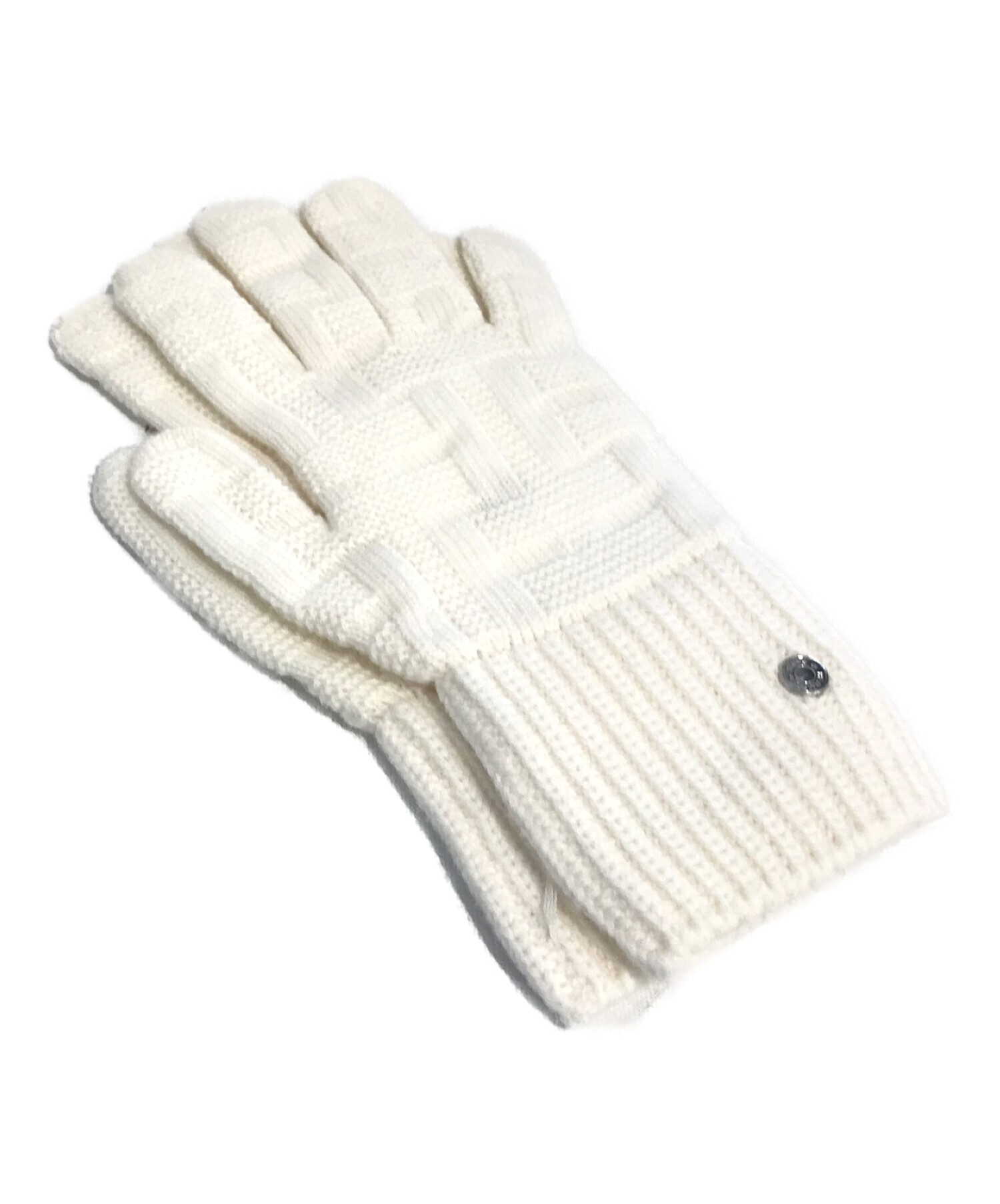 中古・古着通販】HERMES (エルメス) 手袋 ホワイト サイズ:S 未使用品 