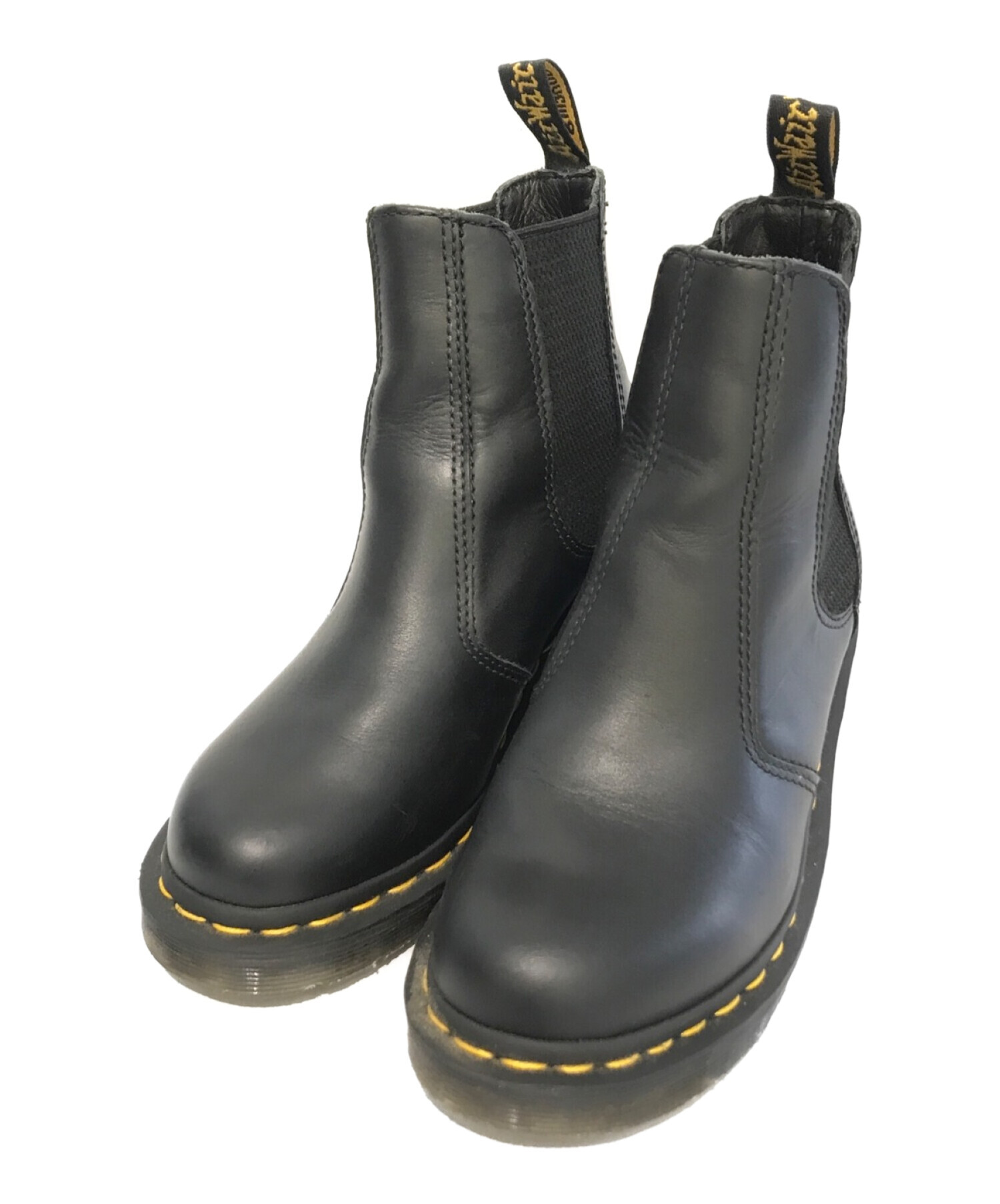 Dr.Martens (ドクターマーチン) サイドゴアヒールブーツ ブラック サイズ:UK3