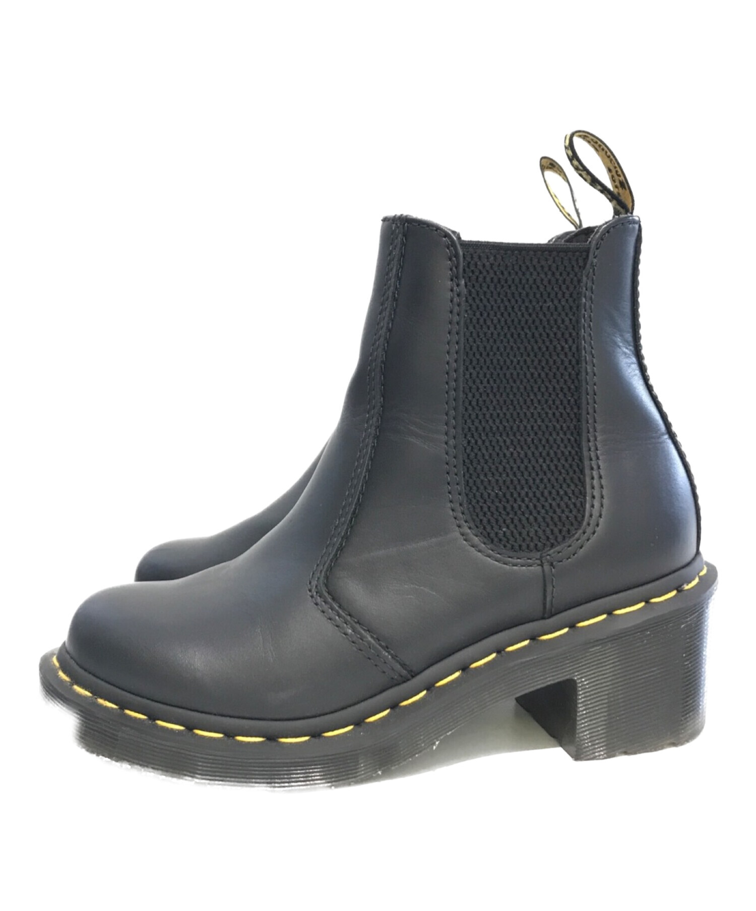 Dr.Martens (ドクターマーチン) サイドゴアヒールブーツ ブラック サイズ:UK3