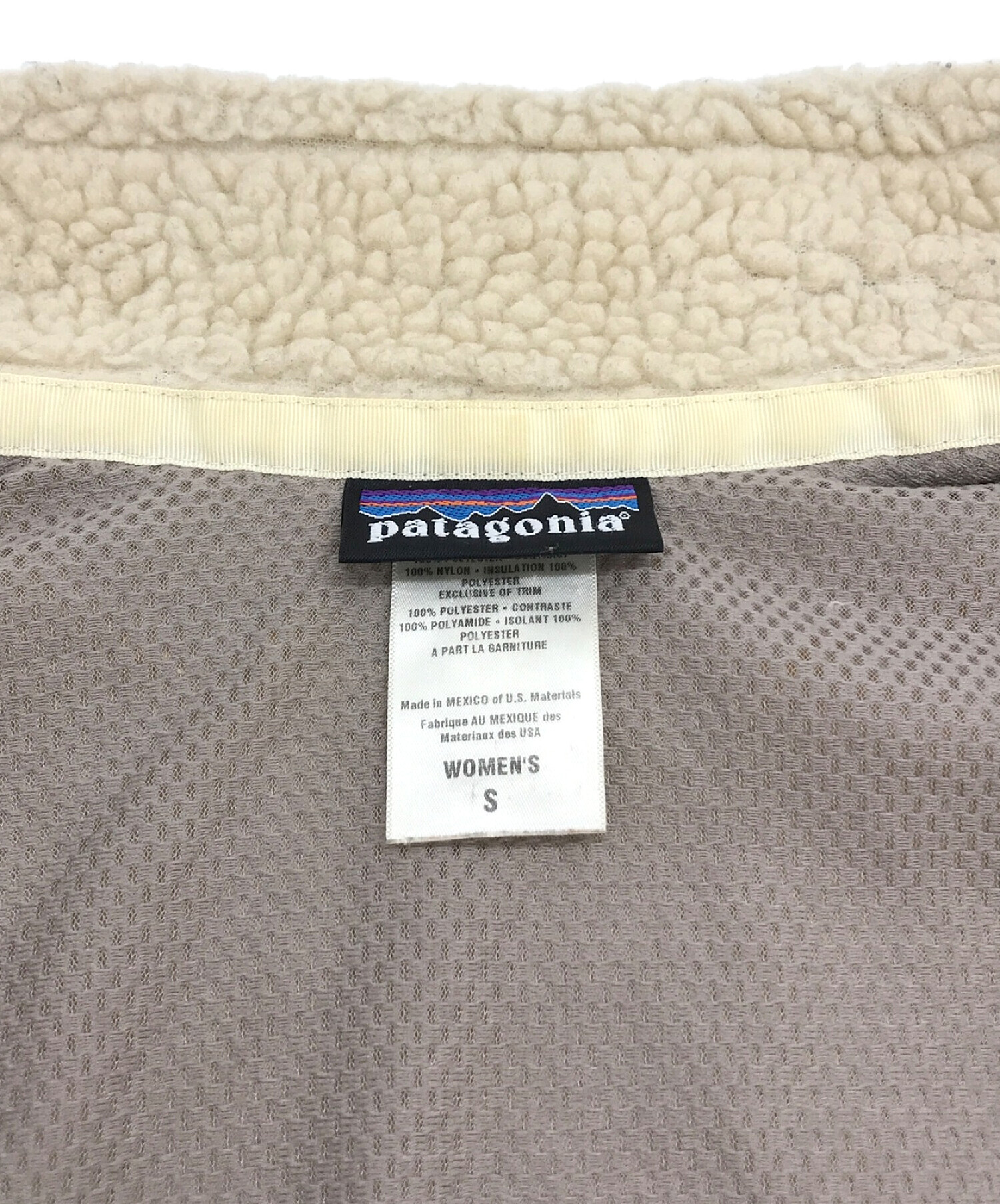 中古・古着通販】Patagonia (パタゴニア) レトロXベスト アイボリー