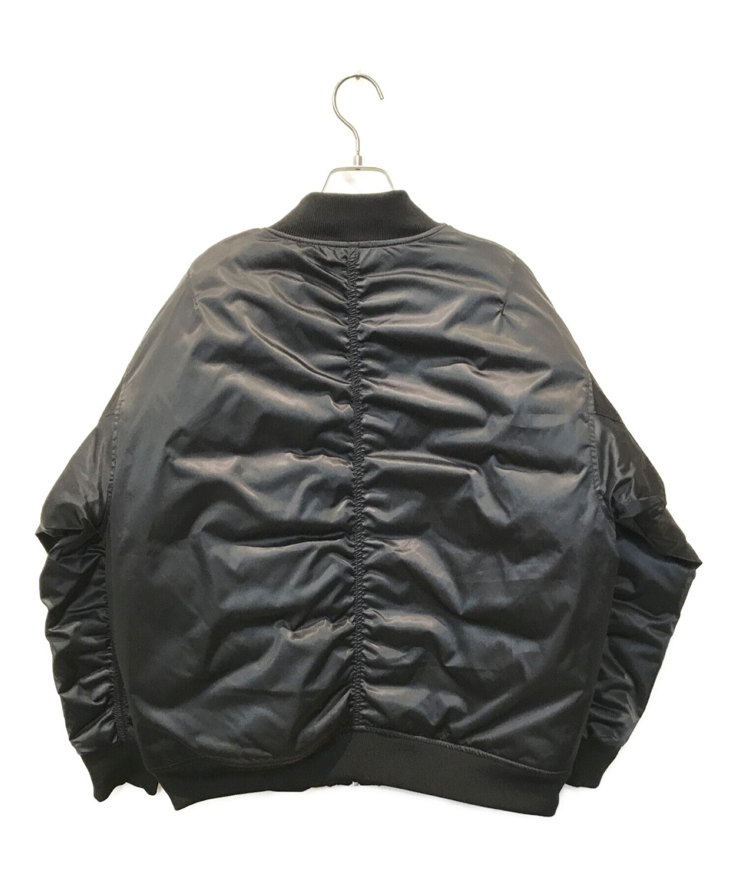 adidas (アディダス) LONG BOMBER JACKET ブラック サイズ:L