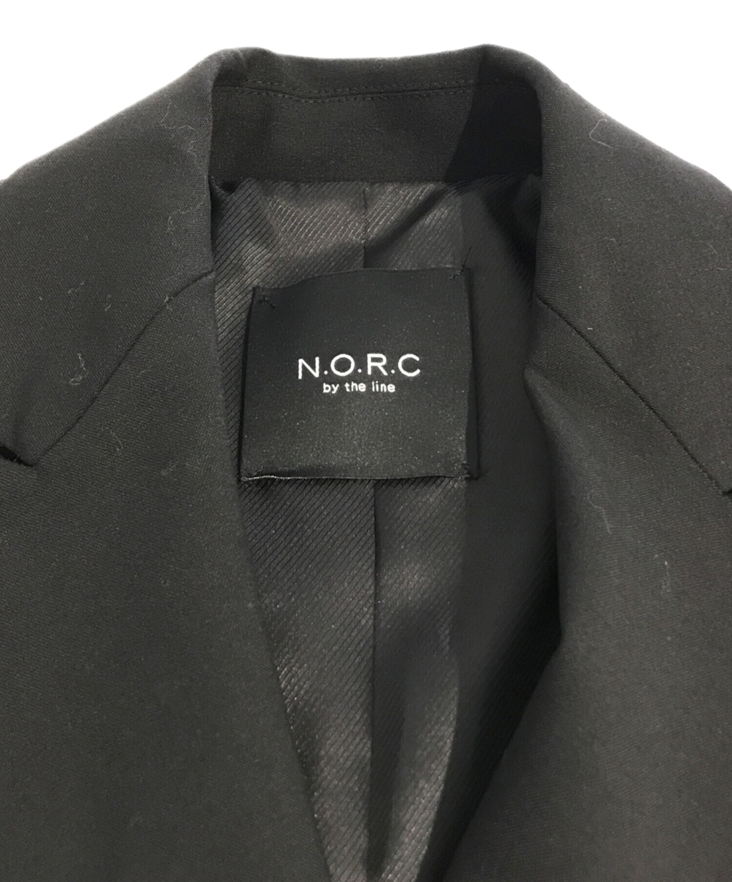 N.O.R.C (ノーク) ダブルブレストブレザー ブラック サイズ:1 未使用品