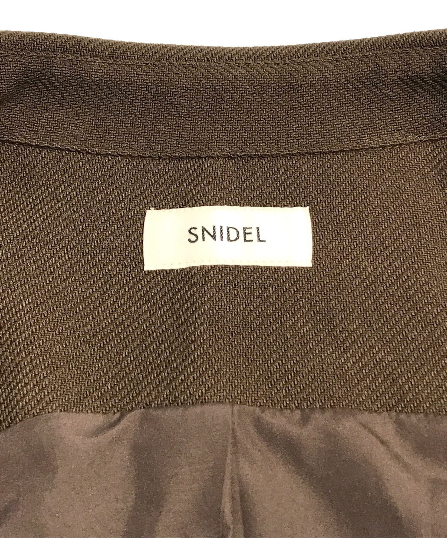 Snidel (スナイデル) Sustainaジレワンピ ブラウン 未使用品