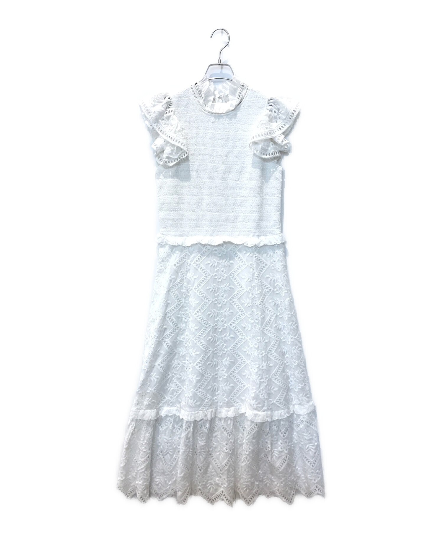 Sea NEW YORK (シー ニューヨーク) ZIPPY MIDI DRESS ホワイト サイズ:4