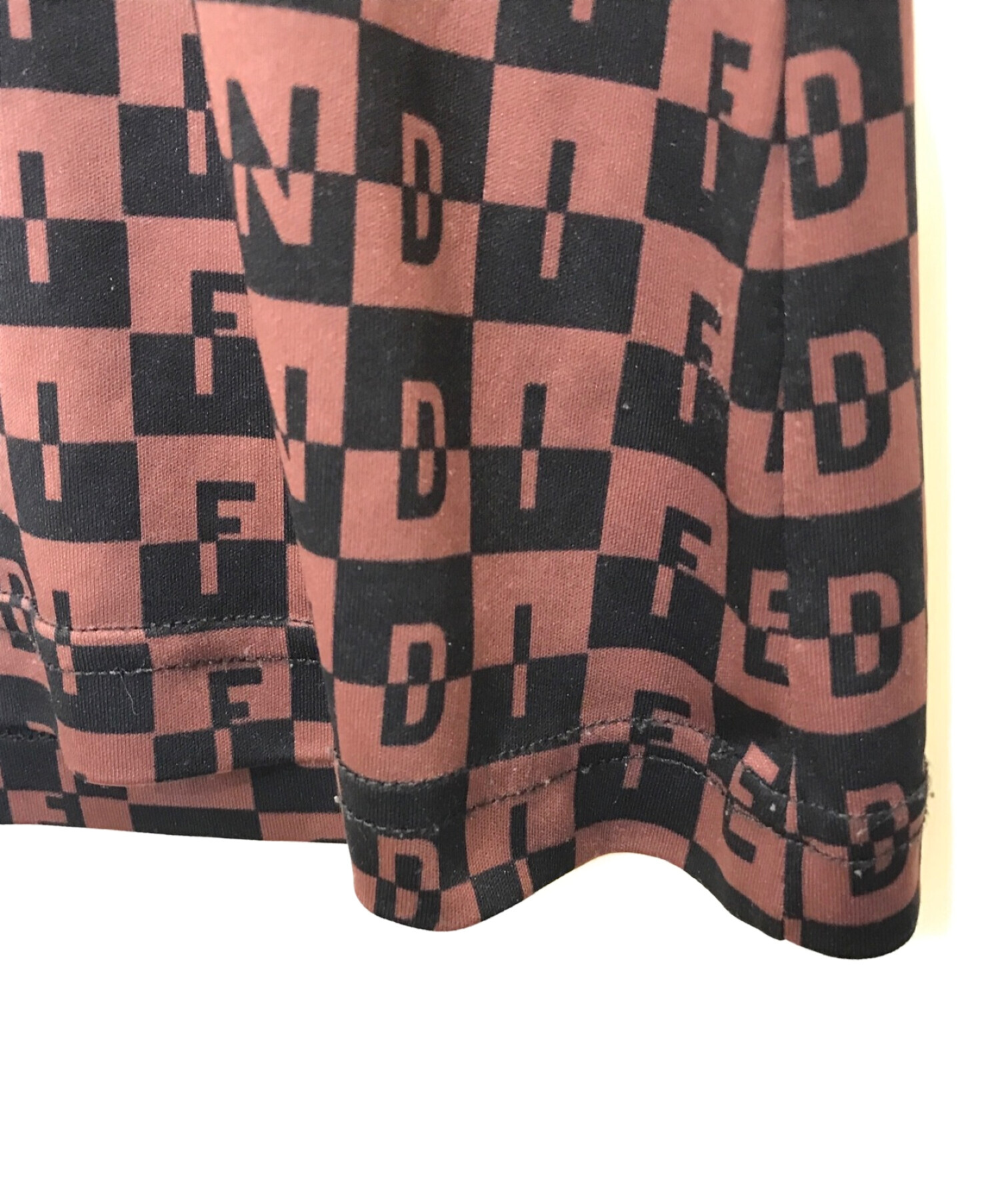 中古・古着通販】FENDI (フェンディ) ロゴカットソー ブラック