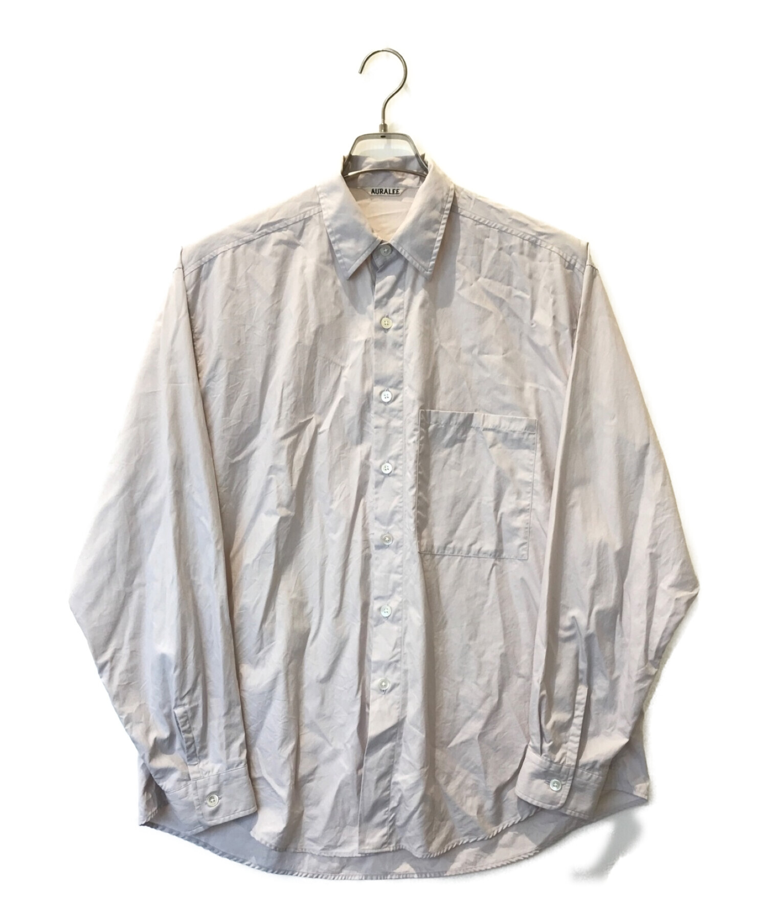 中古・古着通販】AURALEE (オーラリー) WASHED FINX TWILL BIG SHIRTS