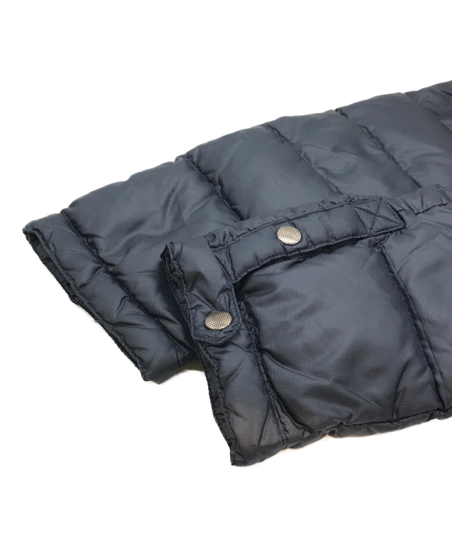 nonnative (ノンネイティブ) ノーカラーダウンジャケット ネイビー サイズ:2