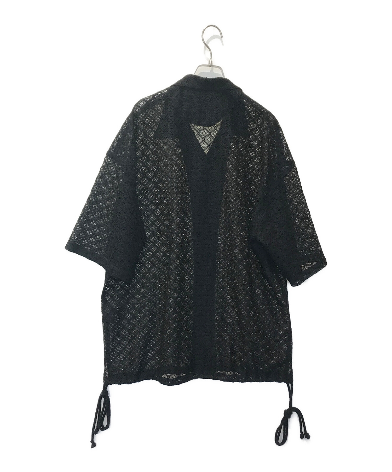 APOCRYPHA. アポクリファ OPEN COLLAR LACE SHIRT - シャツ