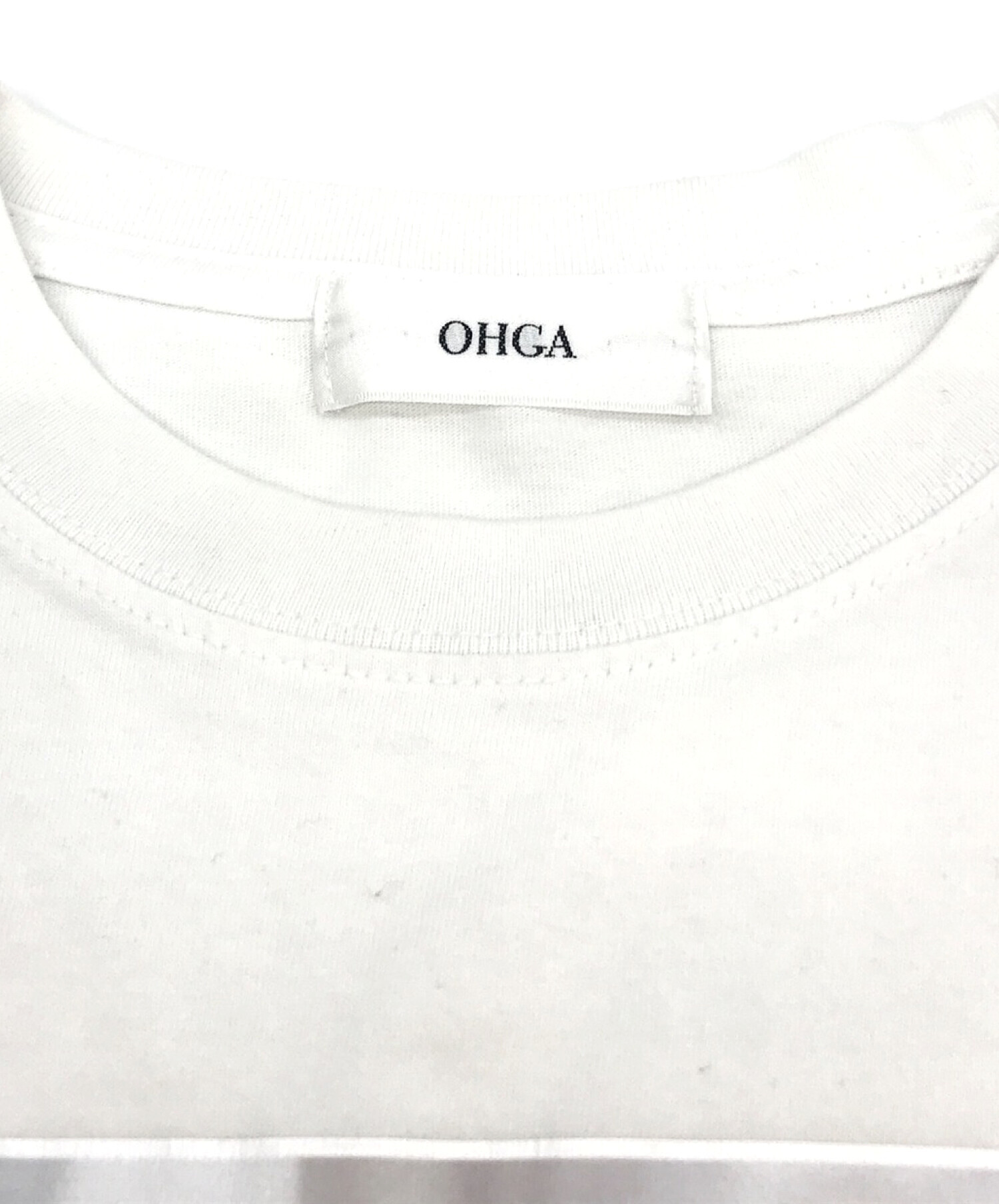 中古・古着通販】OHGA (オオガ) Tシャツ ホワイト サイズ:M｜ブランド