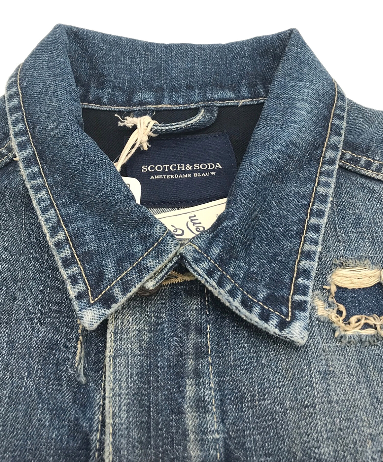 SCOTCH & SODA (スコッチアンドソーダ) デニムジャケット インディゴ サイズ:M 未使用品