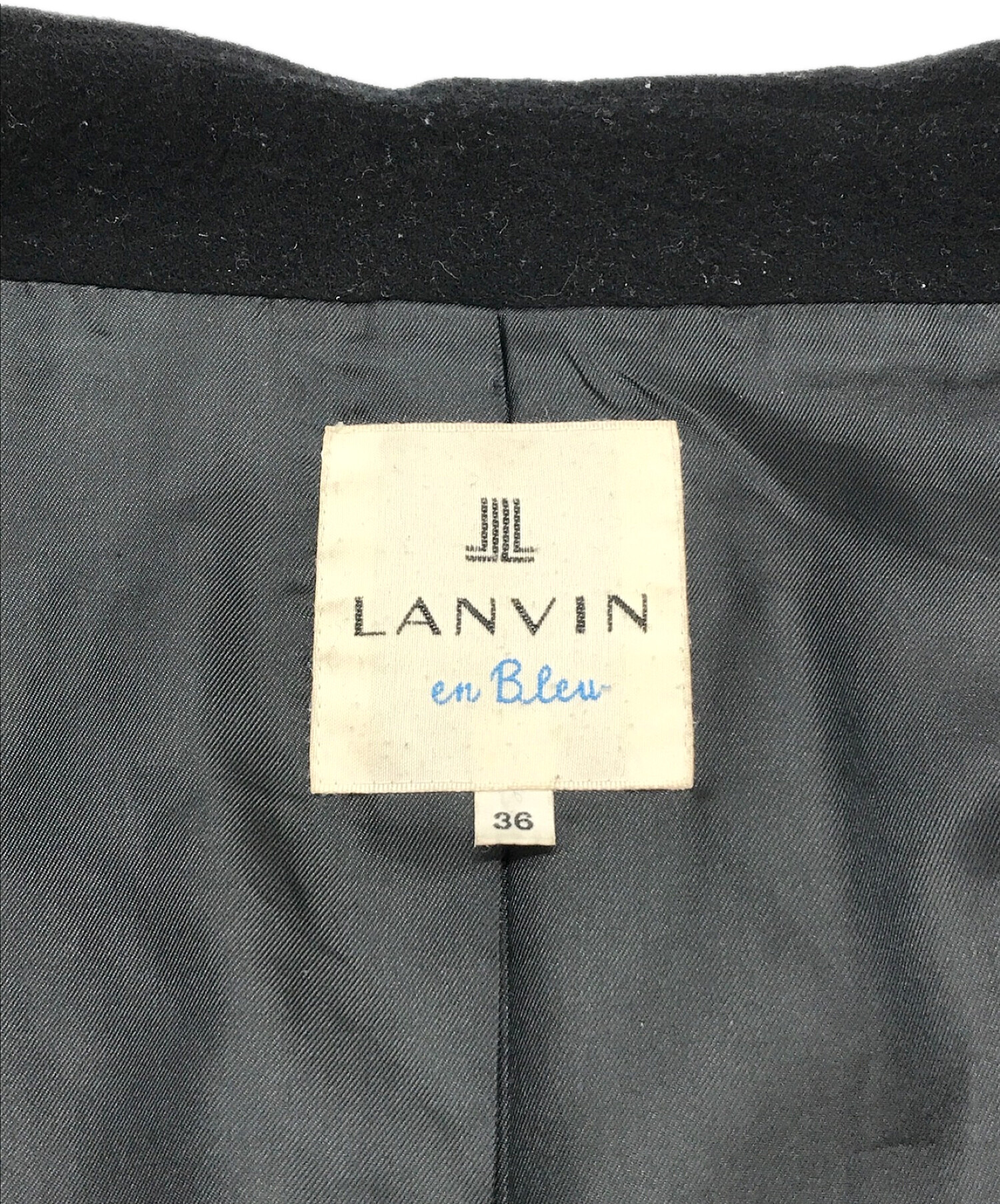 中古・古着通販】LANVIN en Bleu (ランバンオンブルー) コート