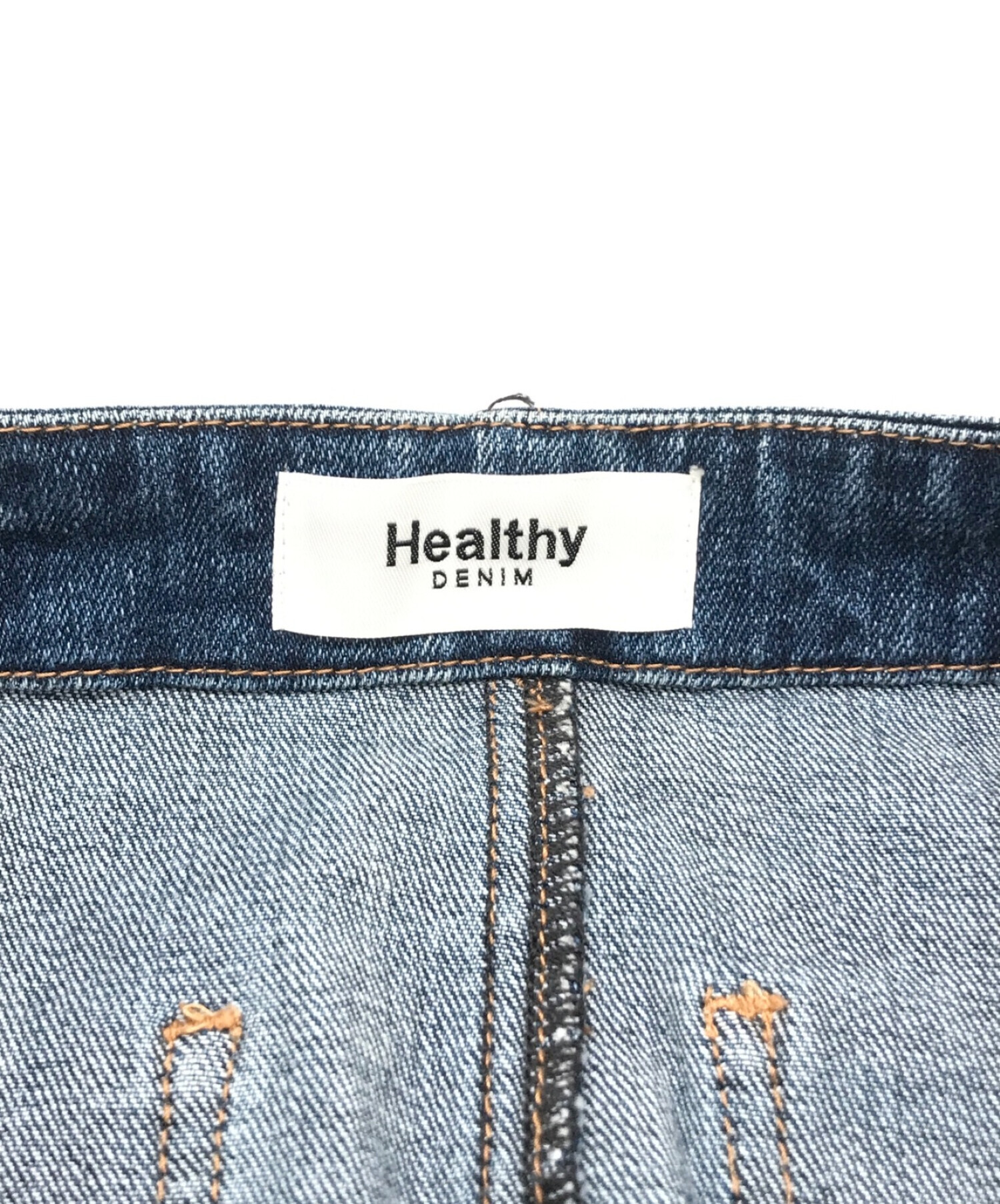 Healthy denim (ヘルシーデニム) サロペットスカート インディゴ サイズ:M