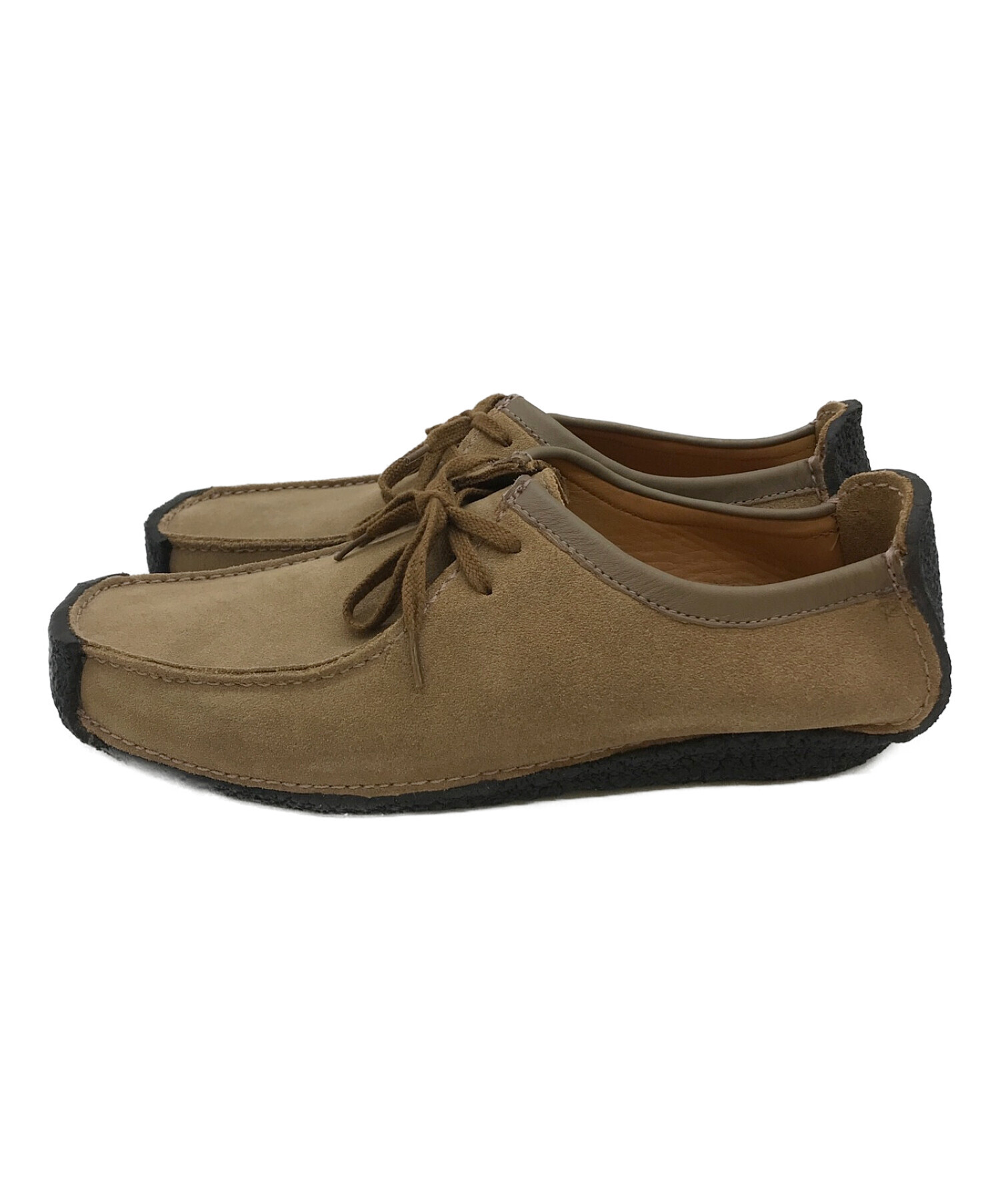 CLARKS (クラークス) ドライビングシューズ ベージュ サイズ:81/2