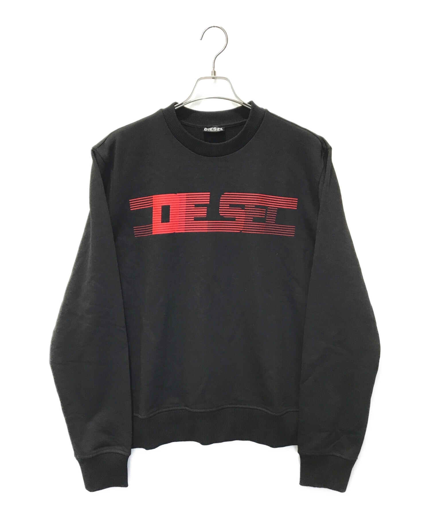 DIESEL (ディーゼル) スウェット ブラック サイズ:XL