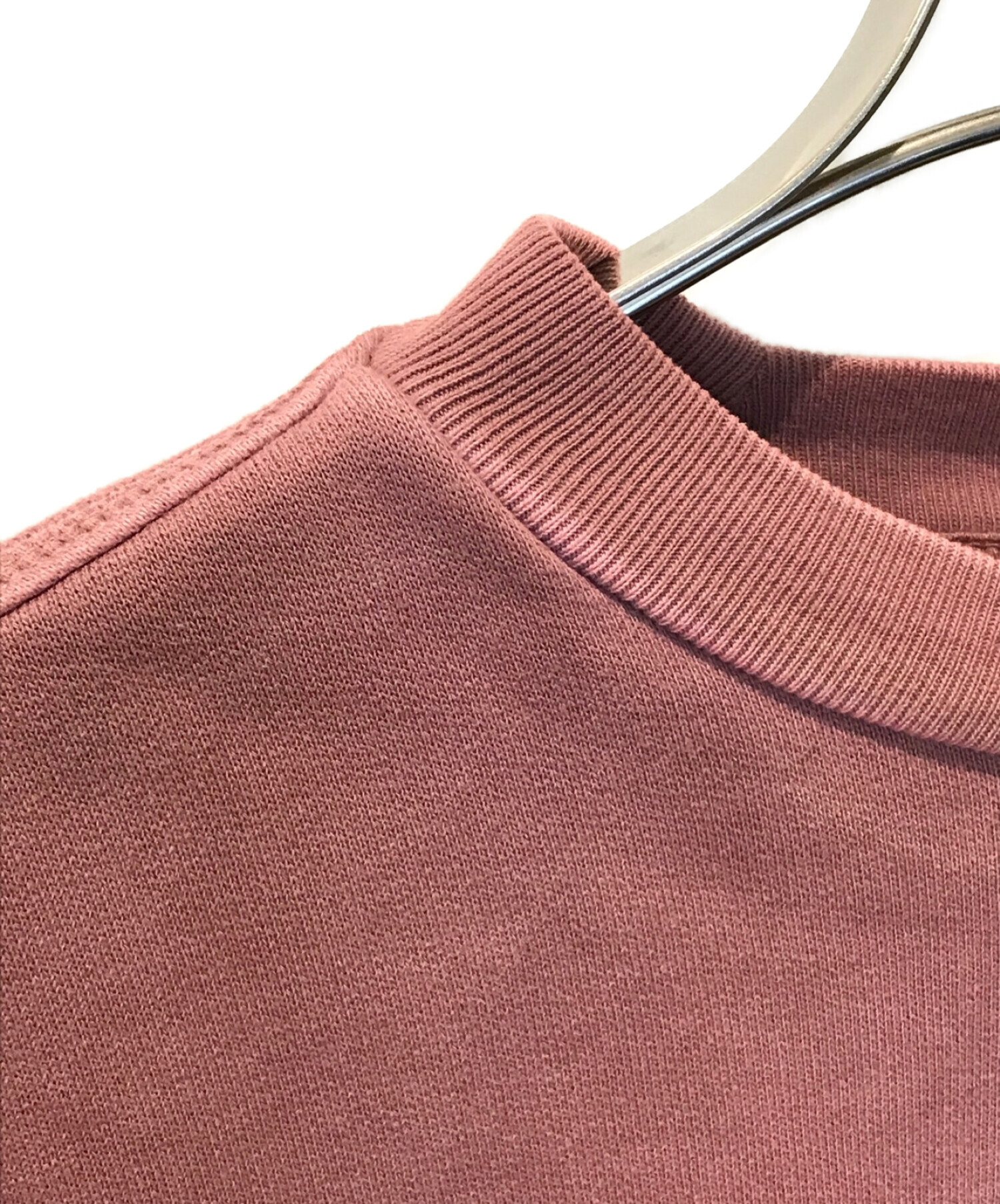 ACNE STUDIOS (アクネストゥディオス) Garment Dyed Logo Sweatshirt ピンク サイズ:XXS