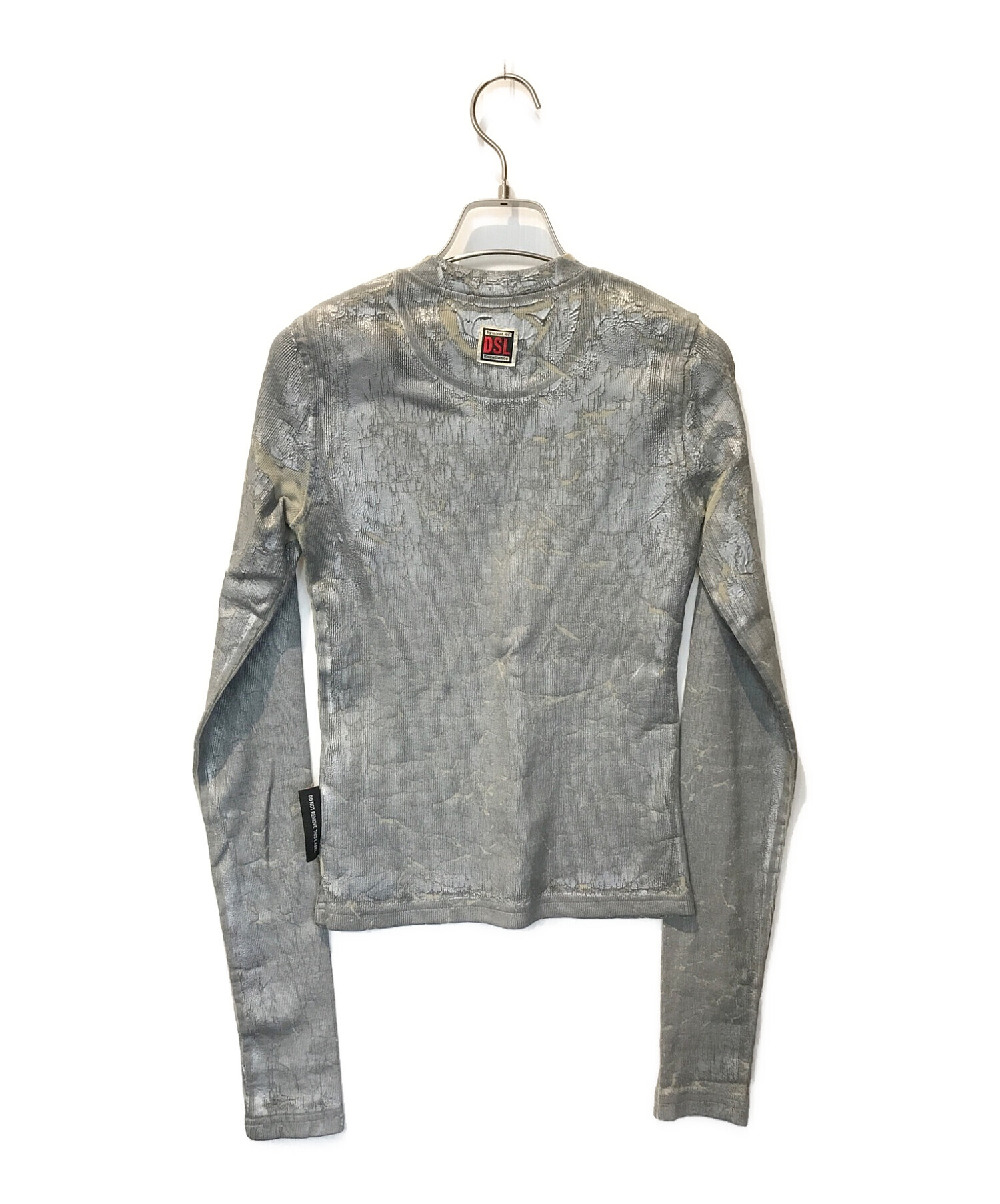 中古・古着通販】DIESEL (ディーゼル) Long-sleeve T-shirt with crack