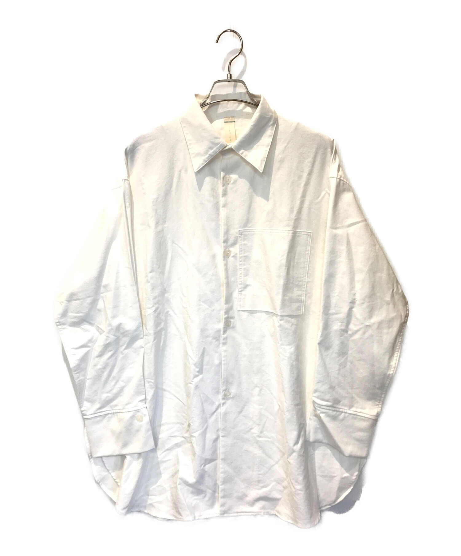 SHINYA KOZUKA (シンヤコズカ) DEADSTOCK WATER REPELLENT OXFORD シャツ ホワイト サイズ:SMALL