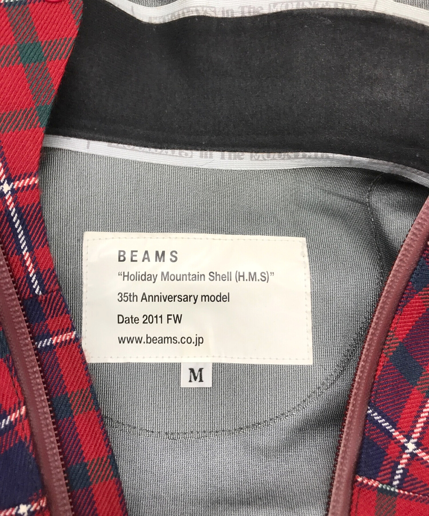 BEAMS (ビームス) MOUNTAIN RESEARCH (マウンテンリサーチ) 35th Holiday Mountain Jacket レッド  サイズ:M