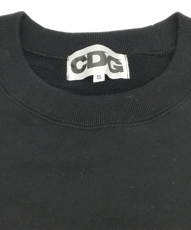 CDG (シーディージー コムデギャルソン) YI OVERSIZED LONGBACK SWEATSHIRT ブラック サイズ:S