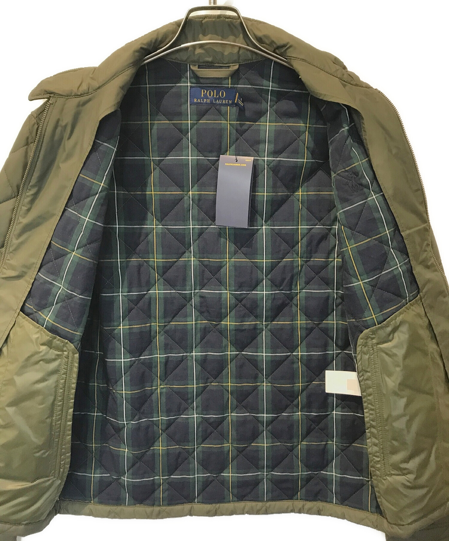 POLO RALPH LAUREN (ポロ・ラルフローレン) キルティングジャケット オリーブ サイズ:S 未使用品