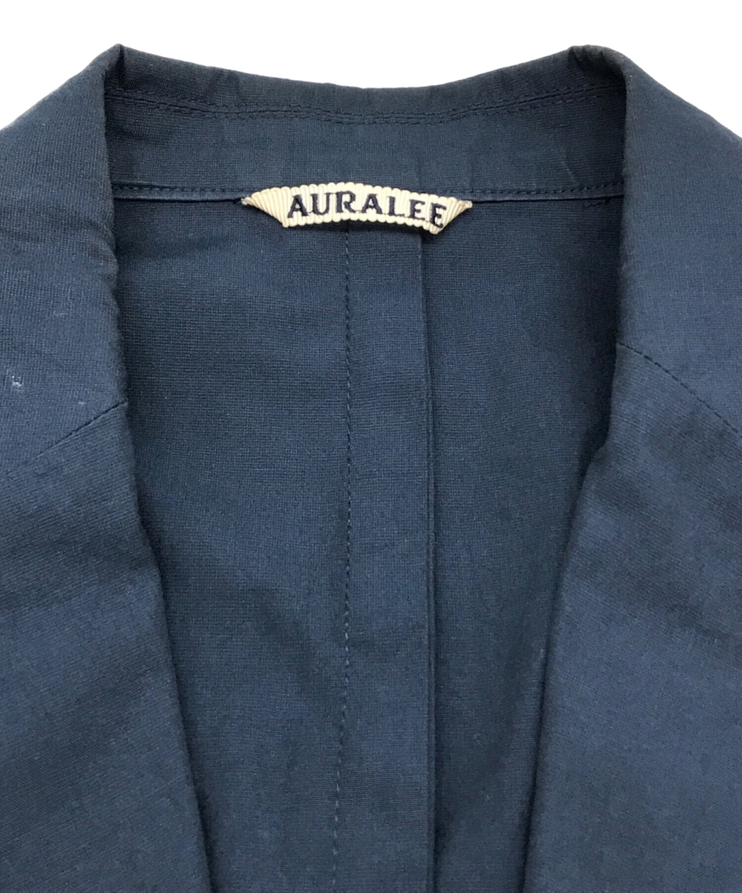 AURALEE (オーラリー) テーラードジャケット ネイビー サイズ:4