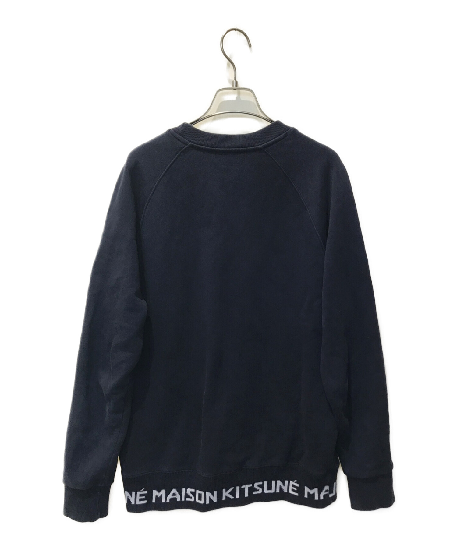 MAISON Kitsuné ロゴ スウェット ネイビー - usbcell.com.uy