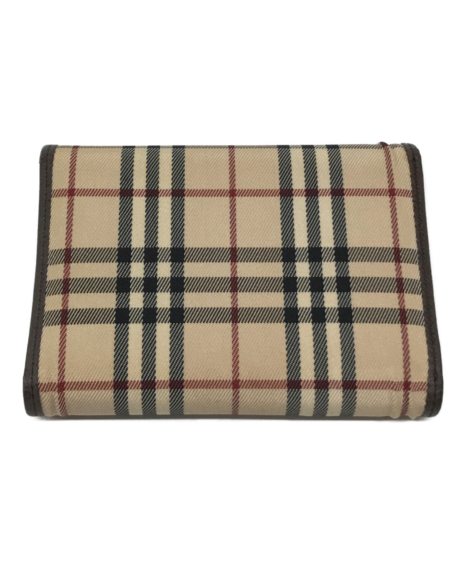 中古・古着通販】BURBERRY (バーバリー) ノヴァチェックコンパクトウォレット ブラウン｜ブランド・古着通販 トレファク公式【TREFAC  FASHION】スマホサイト