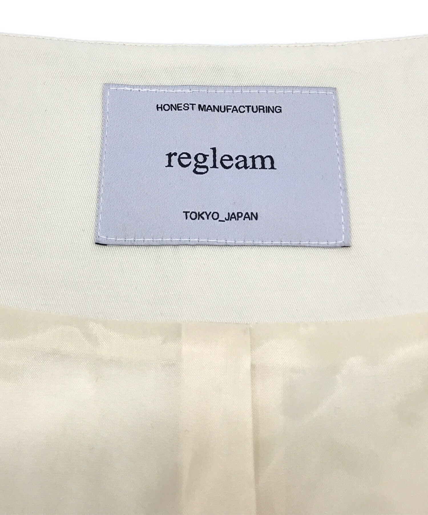 中古・古着通販】regleam (リグリーム) ノースリーブコート アイボリー