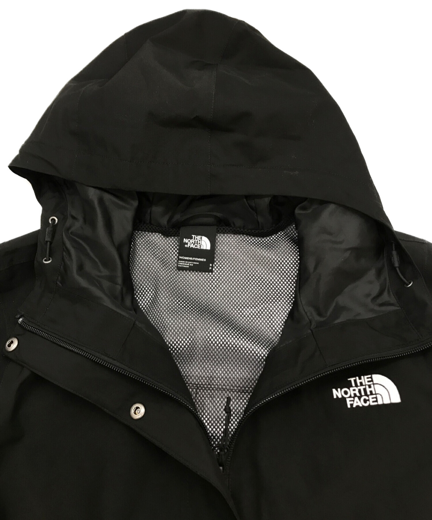 THE NORTH FACE (ザ ノース フェイス) ナイロンフーデッドコート ブラック サイズ:36