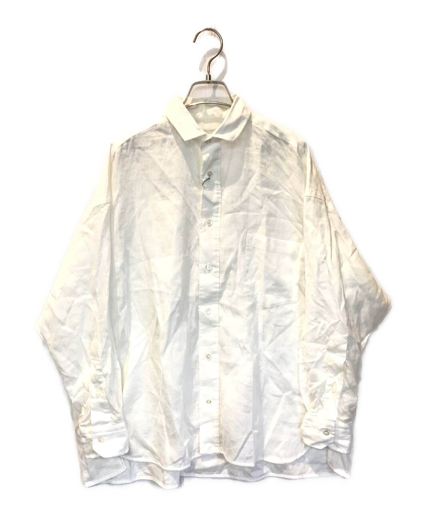 TICCA (ティッカ) リネンシャツ ホワイト サイズ:F 未使用品