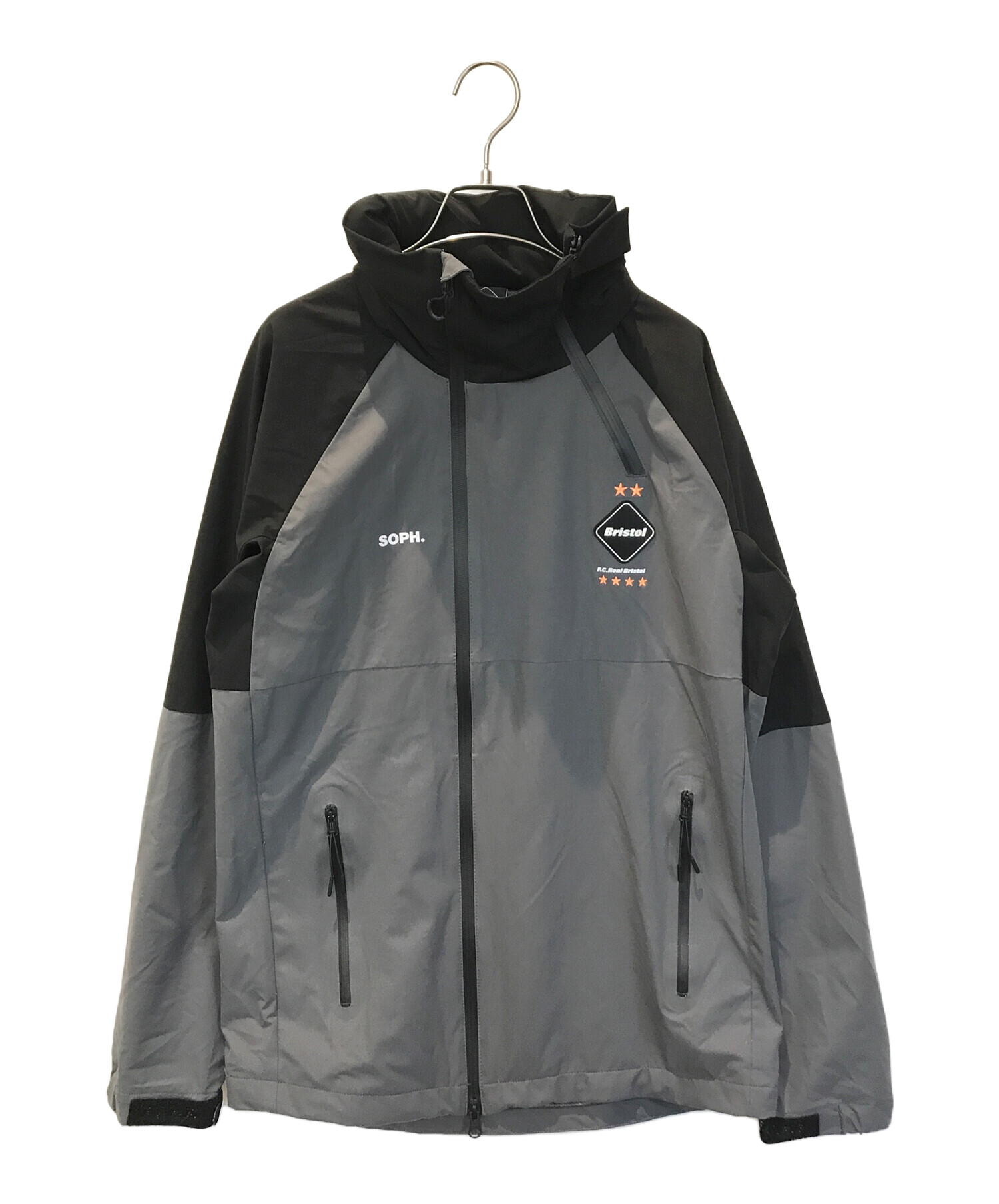 中古・古着通販】F.C.R.B. (エフシーアールビー) WARM UP JACKET FCRB-192000 グレー サイズ:L｜ブランド・古着通販  トレファク公式【TREFAC FASHION】スマホサイト