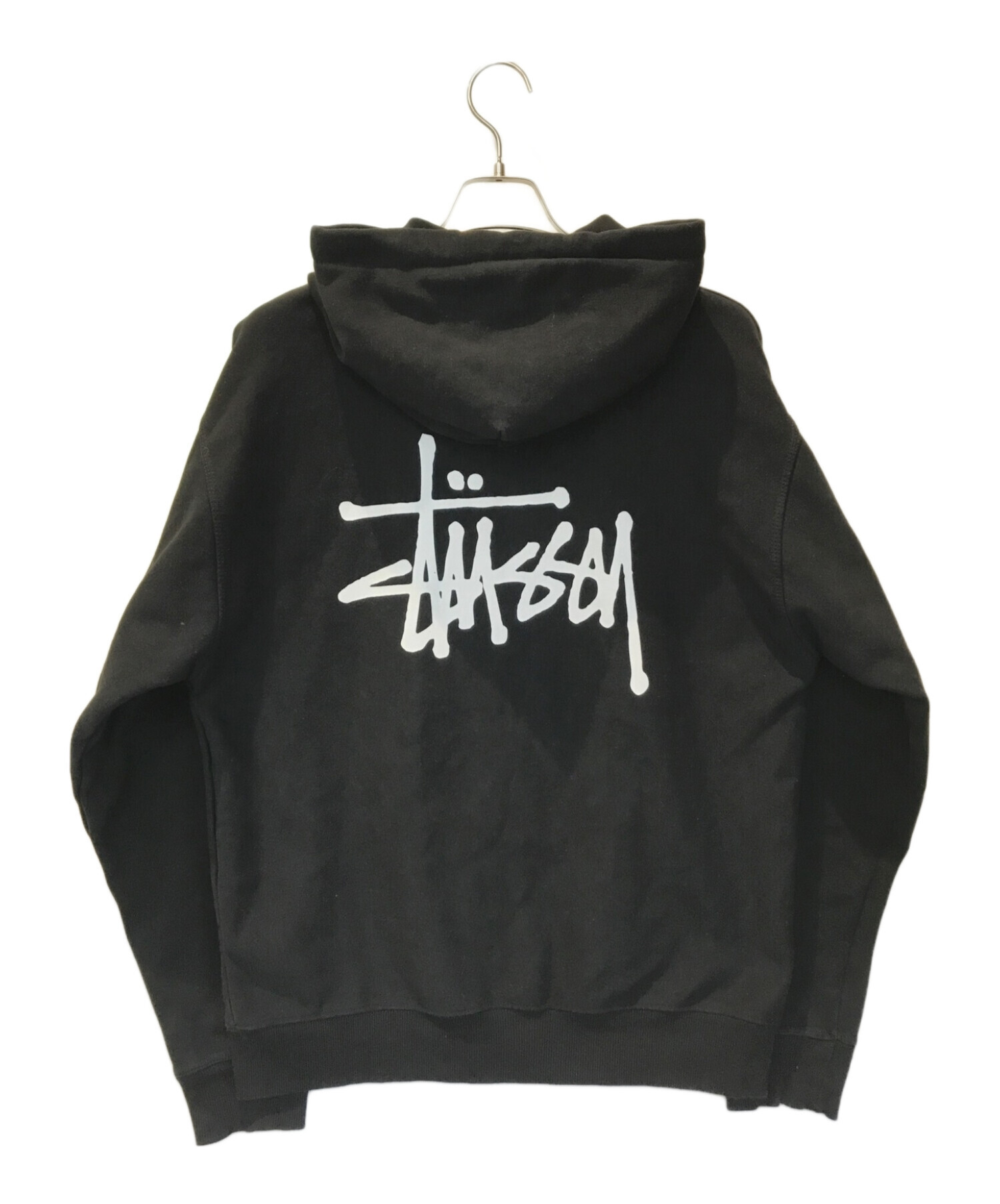 中古・古着通販】stussy (ステューシー) ジップパーカー ブラック サイズ:L｜ブランド・古着通販 トレファク公式【TREFAC  FASHION】スマホサイト