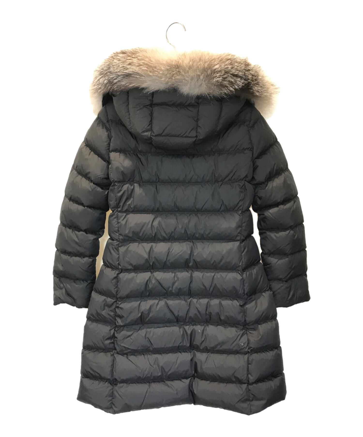 中古・古着通販】MONCLER (モンクレール) ファー付ダウンコート abelle giubbotto I29541C00022 68352 ブラック  サイズ:KIDS 12A｜ブランド・古着通販 トレファク公式【TREFAC FASHION】スマホサイト