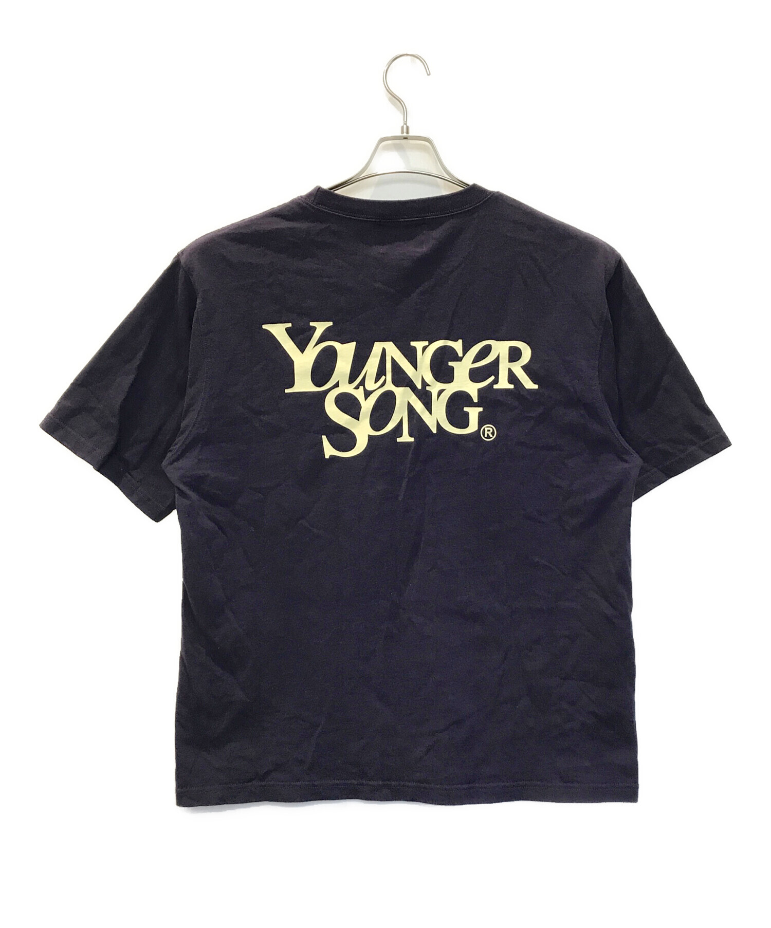 YOUNGER SONG (ヤンガーソング) Tシャツ ネイビー サイズ:L