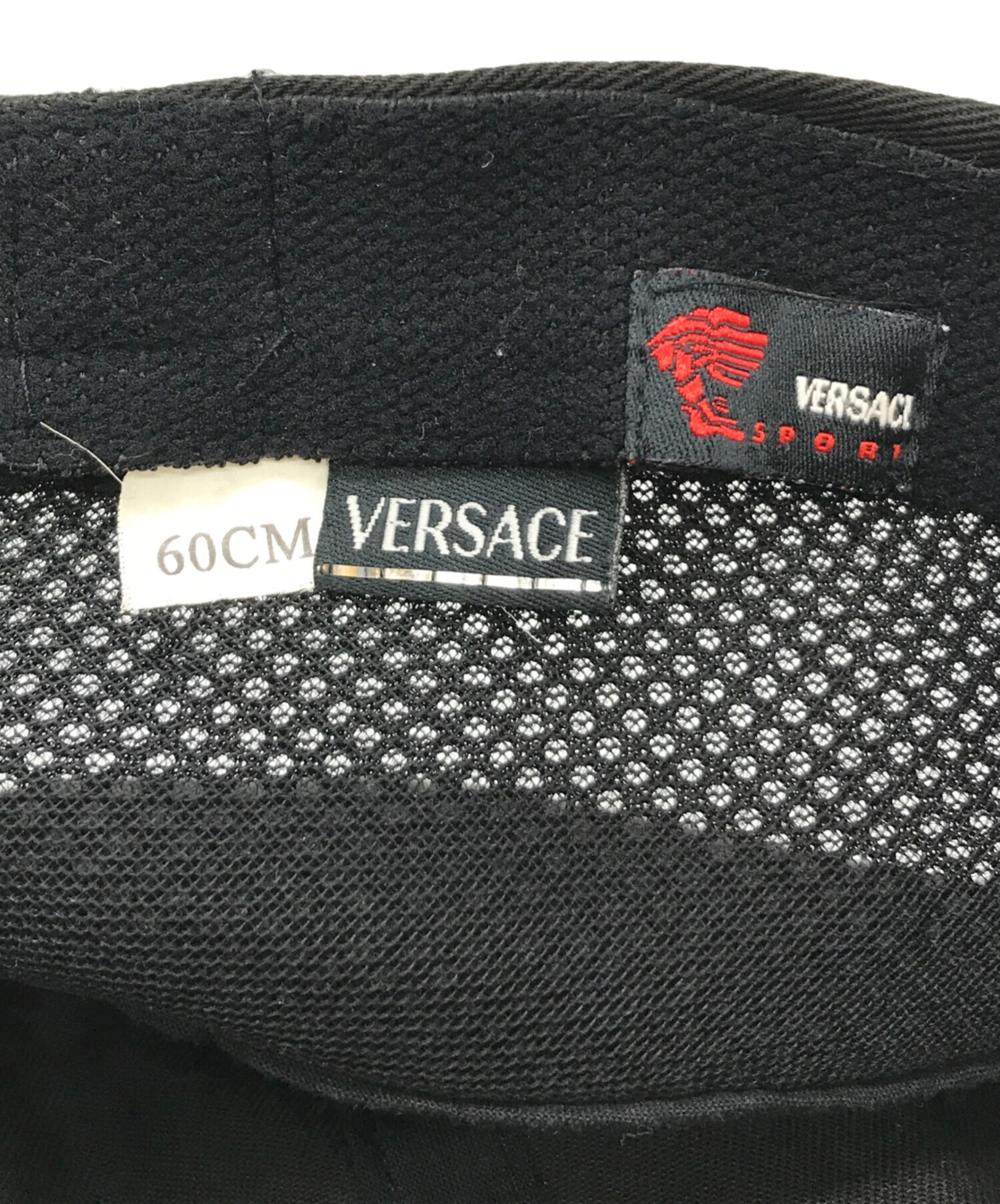 中古・古着通販】VERSACE (ヴェルサーチ) メデューサメッシュキャップ ブラック｜ブランド・古着通販 トレファク公式【TREFAC  FASHION】スマホサイト