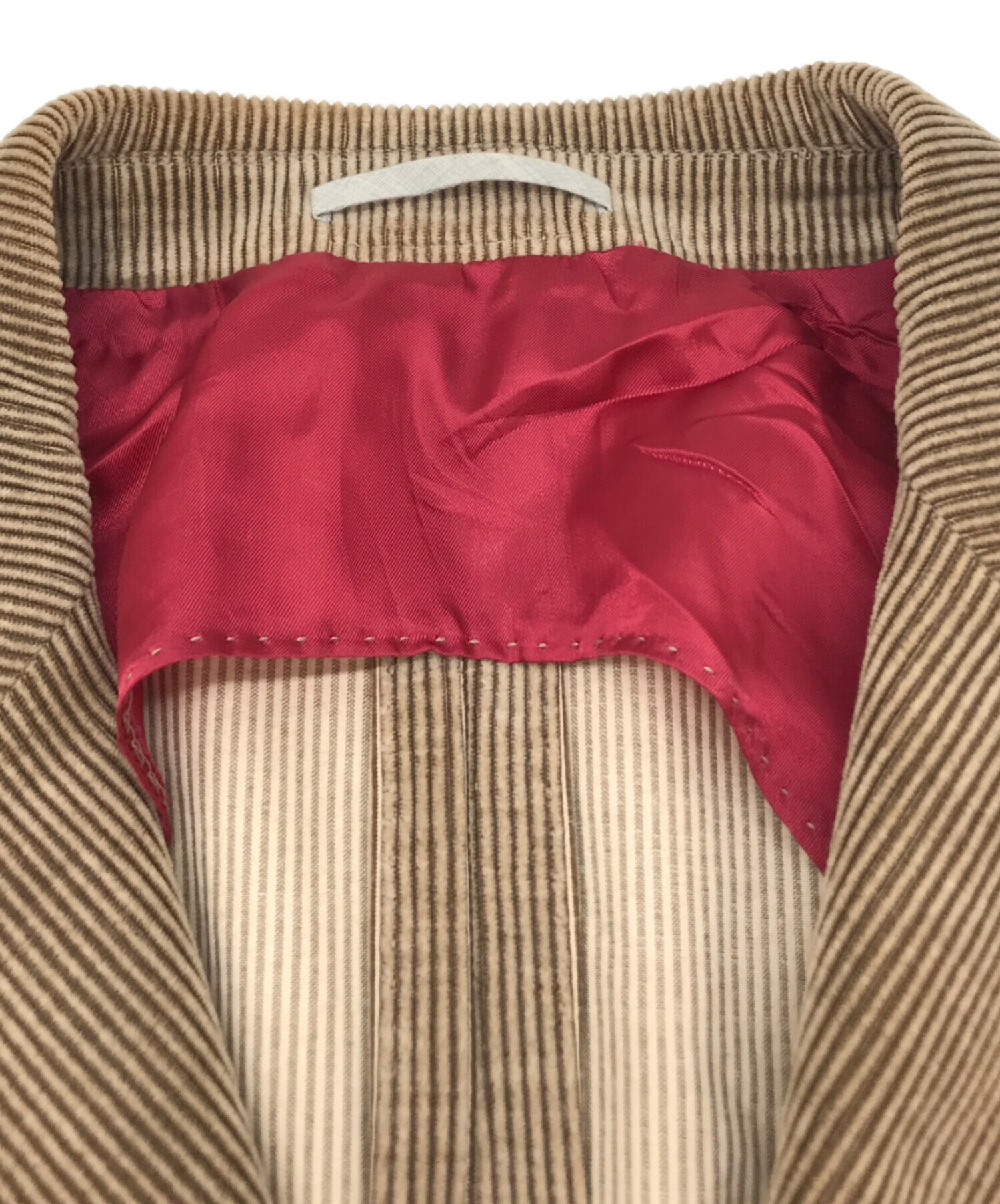 中古・古着通販】BRUNELLO CUCINELLI (ブルネロクチネリ) コーデュロイダブルジャケット ブラウン サイズ:50｜ブランド・古着通販  トレファク公式【TREFAC FASHION】スマホサイト