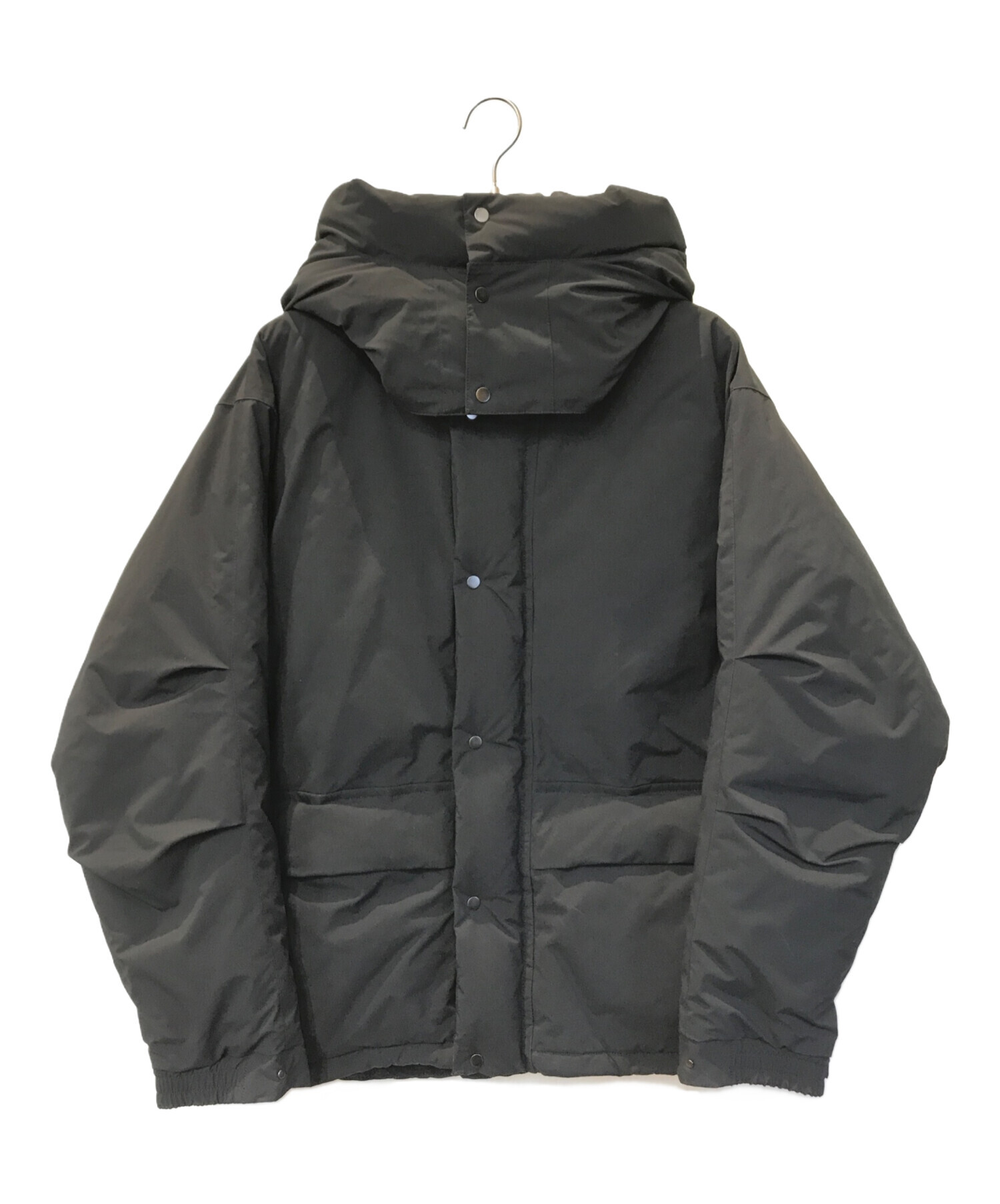 WYM LIDNM (ウィム バイ リドム) HOODED MASSIVE HEAT FIBER DOWN　WYjk784 ブラック サイズ:L