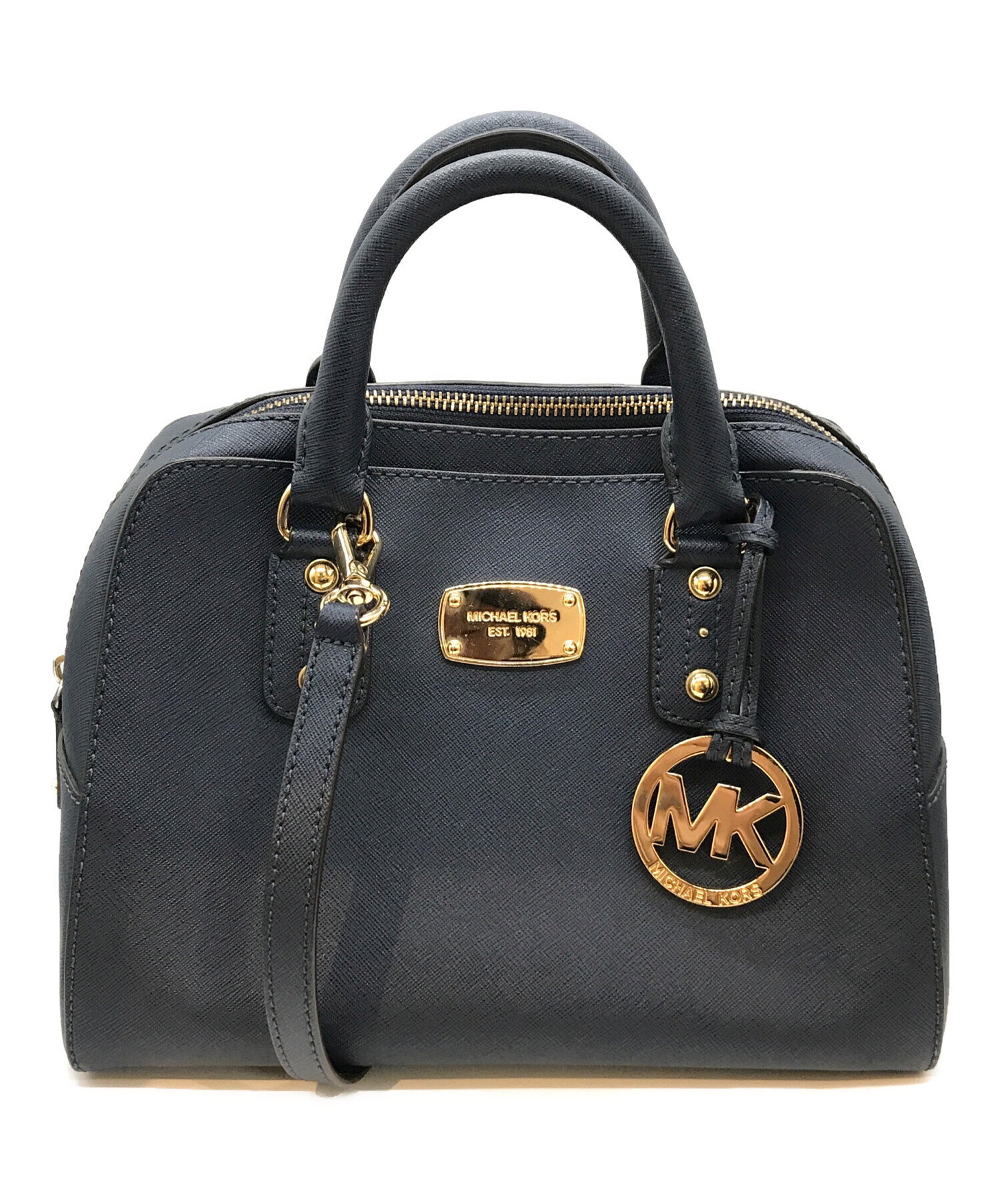 MICHAEL KORS (マイケルコース) 2WAYバッグ ネイビー