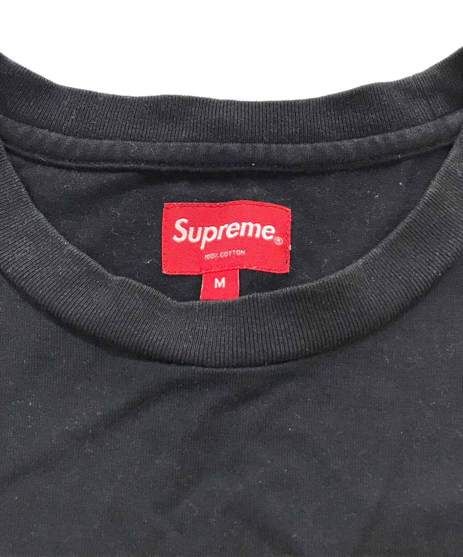 中古・古着通販】Supreme (シュプリーム) 刺繍ロングスリーブTシャツ ブラック サイズ:M｜ブランド・古着通販 トレファク公式【TREFAC  FASHION】スマホサイト