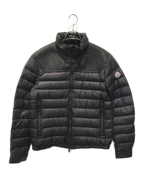 中古・古着通販】MONCLER (モンクレール) ムートン切替ダウンジャケット ブラック サイズ:2｜ブランド・古着通販 トレファク公式【TREFAC  FASHION】スマホサイト