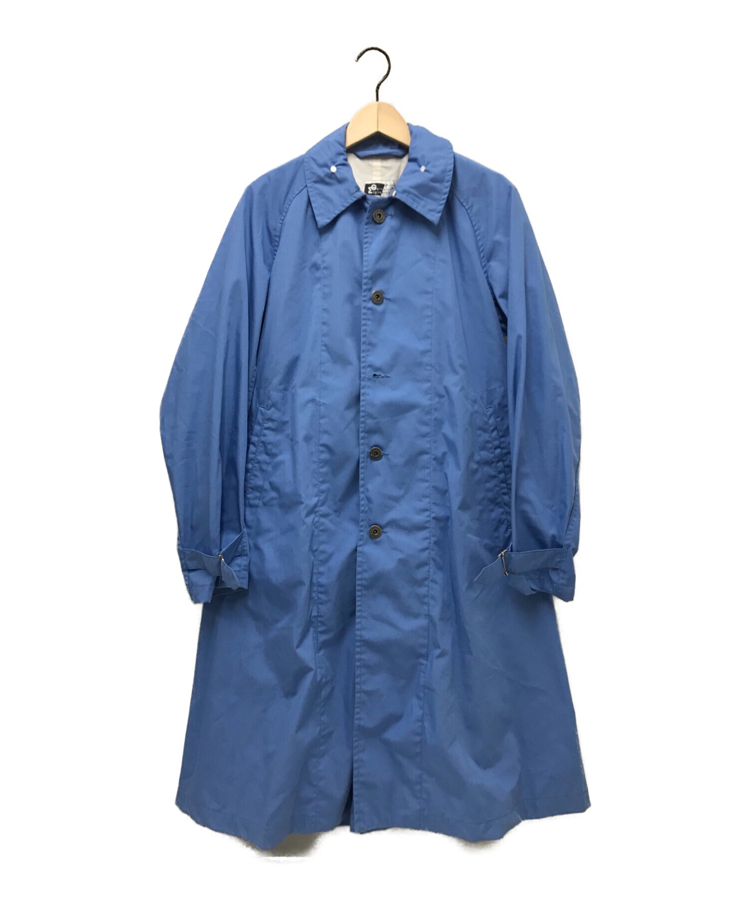 Engineered Garments (エンジニアドガーメンツ) スタンドカラーコート ブルー サイズ:XS