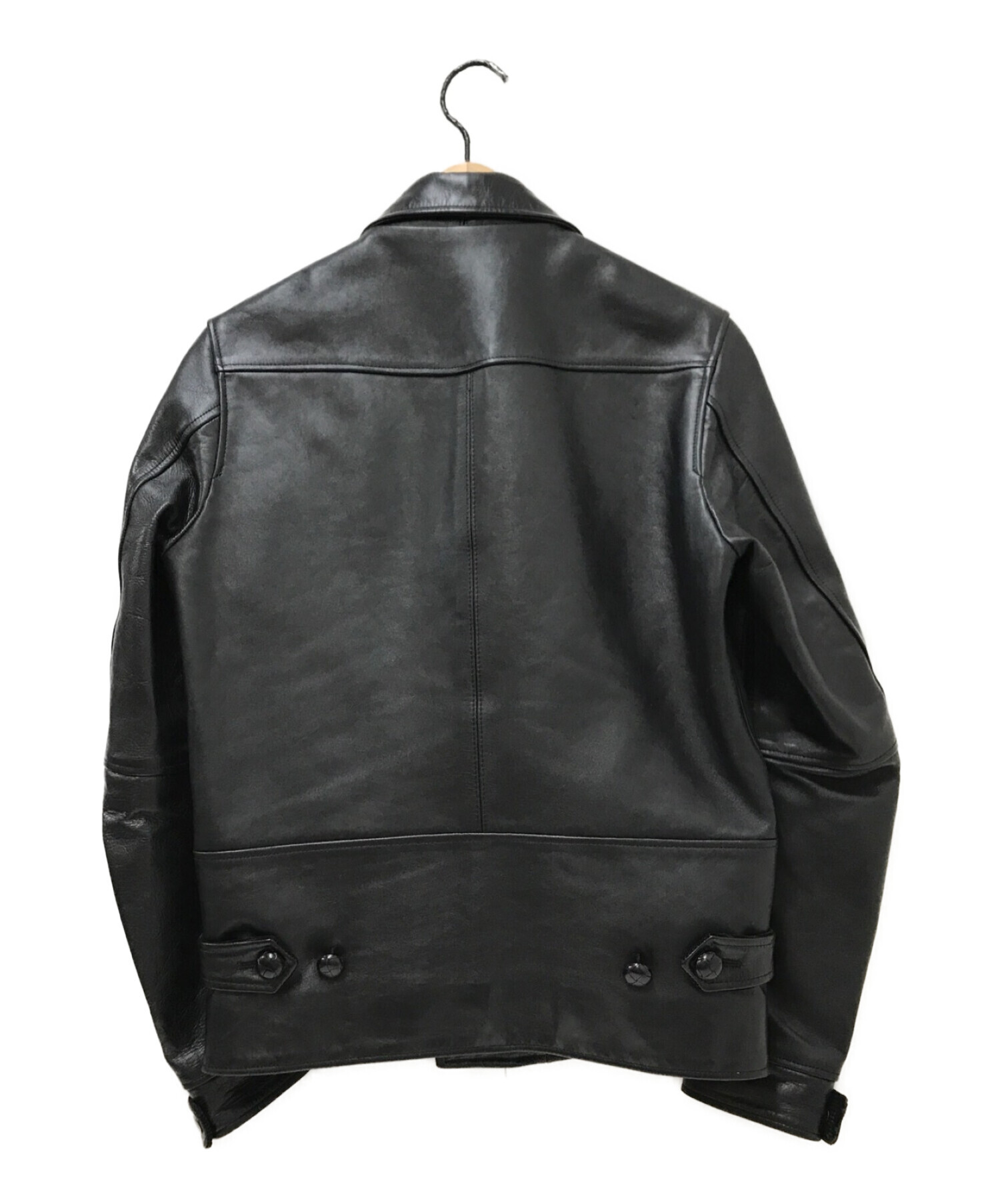 Sandinista×PHIGVEL (サンディニスタ フィグベル) ホースハイドレザージャケット ブラック サイズ:S
