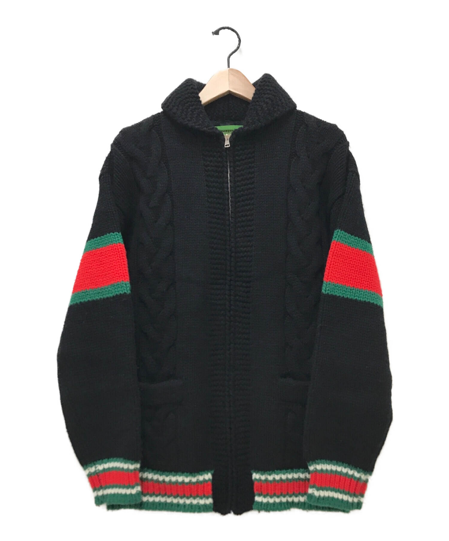 GUCCI (グッチ) ウールボンバージャケット ブラック サイズ:M