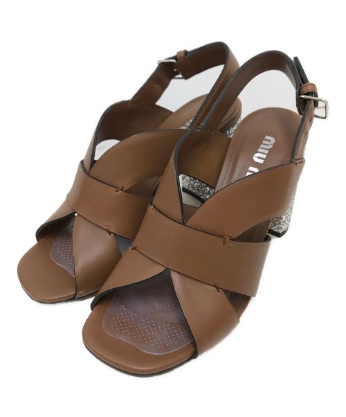 【中古・古着通販】MIU MIU (ミュウミュウ) ヒールスパンコール