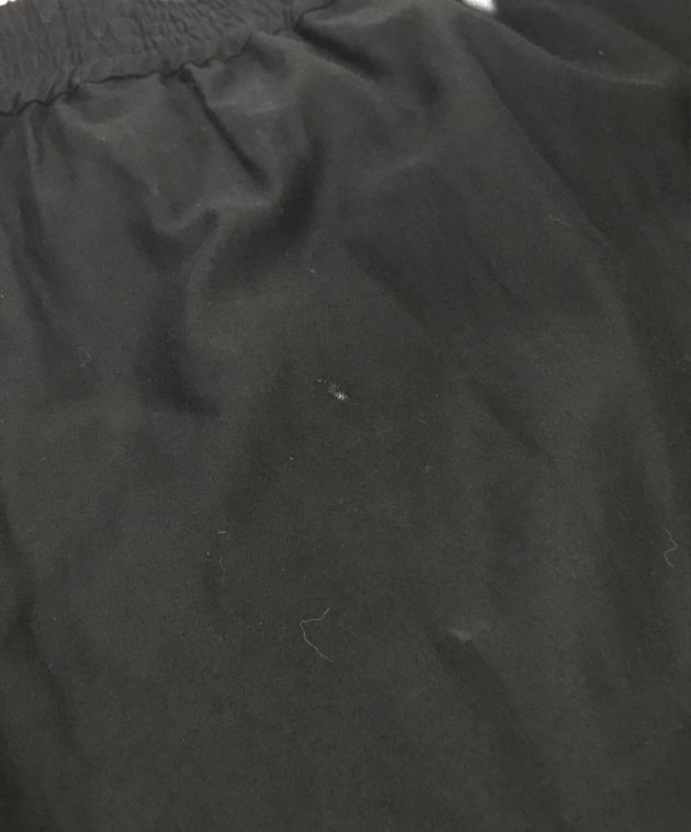 HAVERSACK (ハバーサック) コットンモールスキンサテンロングスカート ブラック サイズ:1