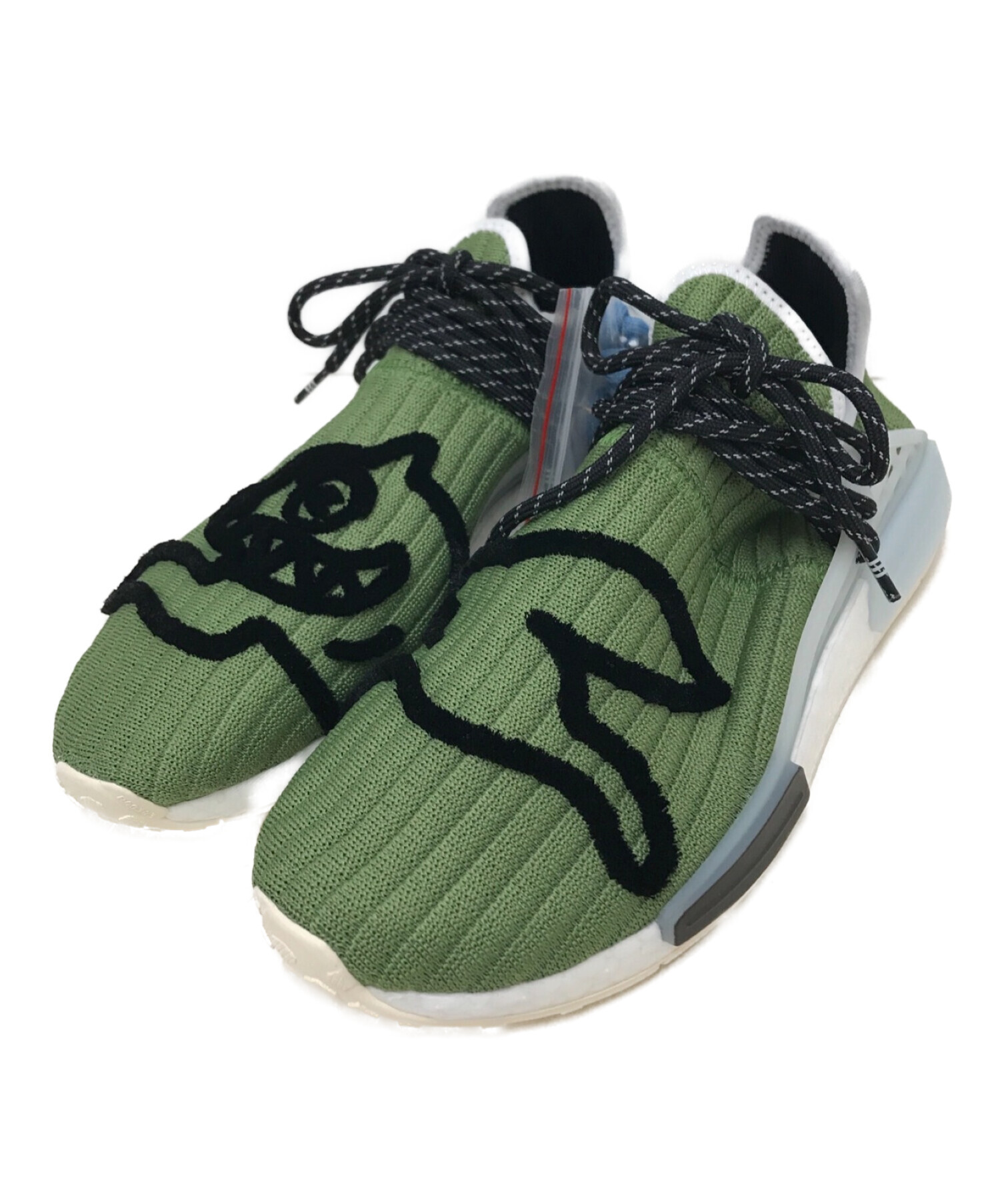 Billionaire Boys Club x adidas (ビリオネア・ボーイズ・クラブ アディダス) NMD HU “Silver/Green”  グリーン サイズ:27 未使用品