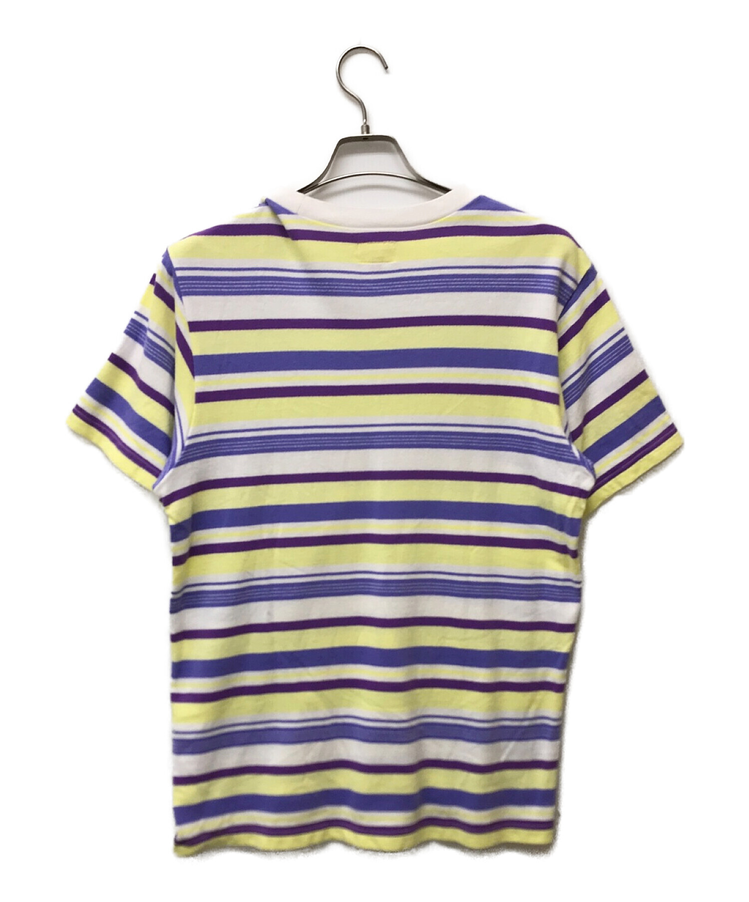 SUPREME (シュプリーム) 18SS MULTI STRIPE TERRY TEE パープル サイズ:S