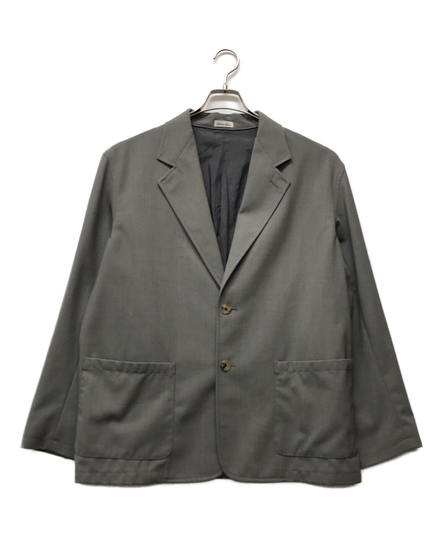 STEVEN ALAN (スティーブンアラン) VN TW TWILL NARROW 2B JACKET グレー サイズ:M